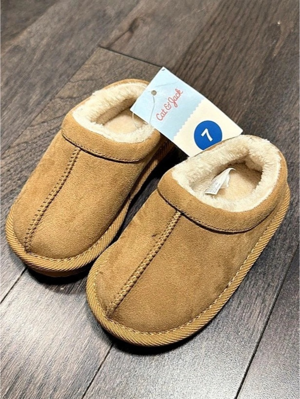 Cat & Jack Toddler Jude Clog Slippers Brown
